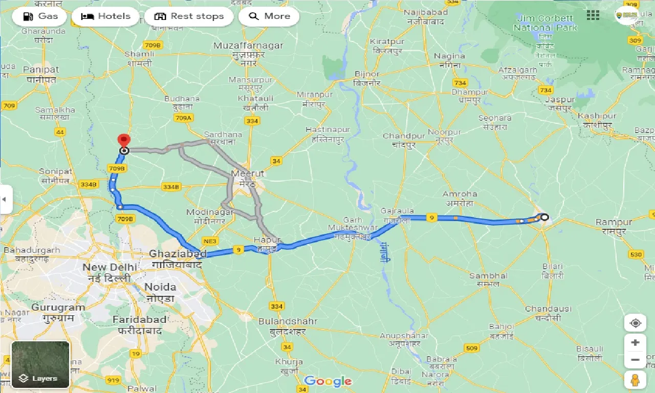 moradabad-to-baraut-taxi