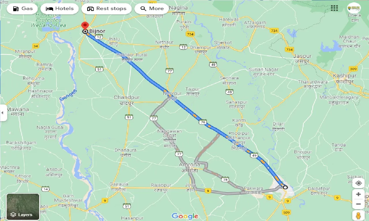 moradabad-to-bijnor-taxi