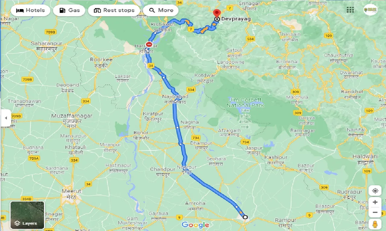 moradabad-to-devprayag-taxi