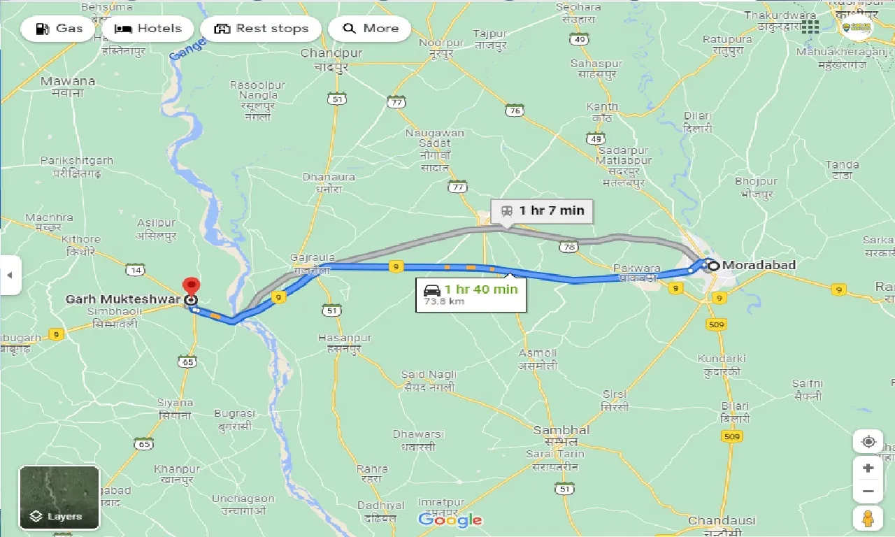 moradabad-to-garh-mukteshwar-taxi