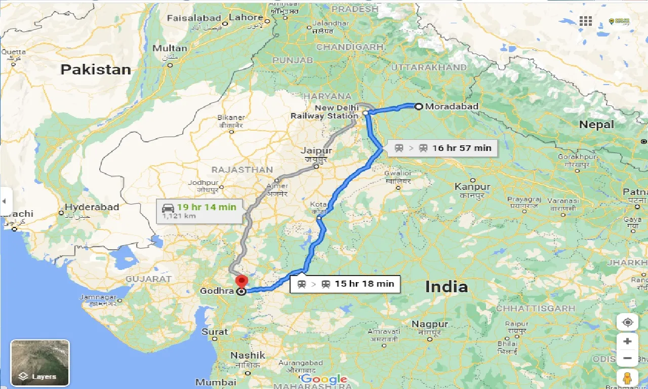 moradabad-to-godhra-one-way