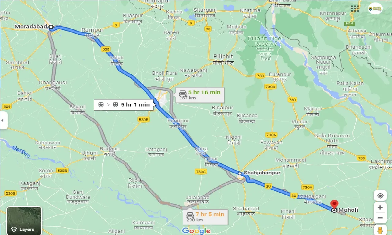moradabad-to-maholi-taxi