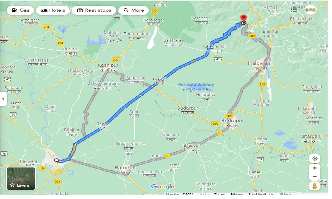 moradabad-to-nainital-round-trip