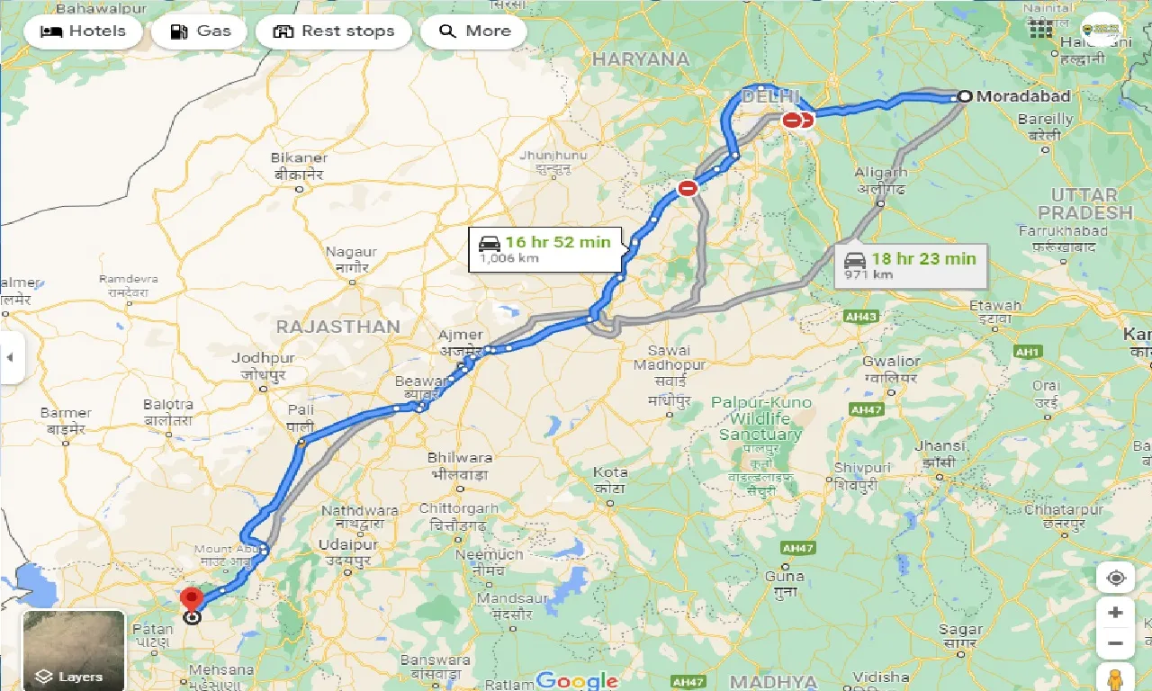 moradabad-to-palanpur-one-way