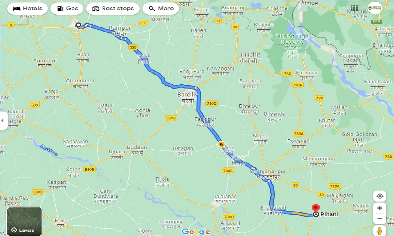 moradabad-to-pihani-taxi