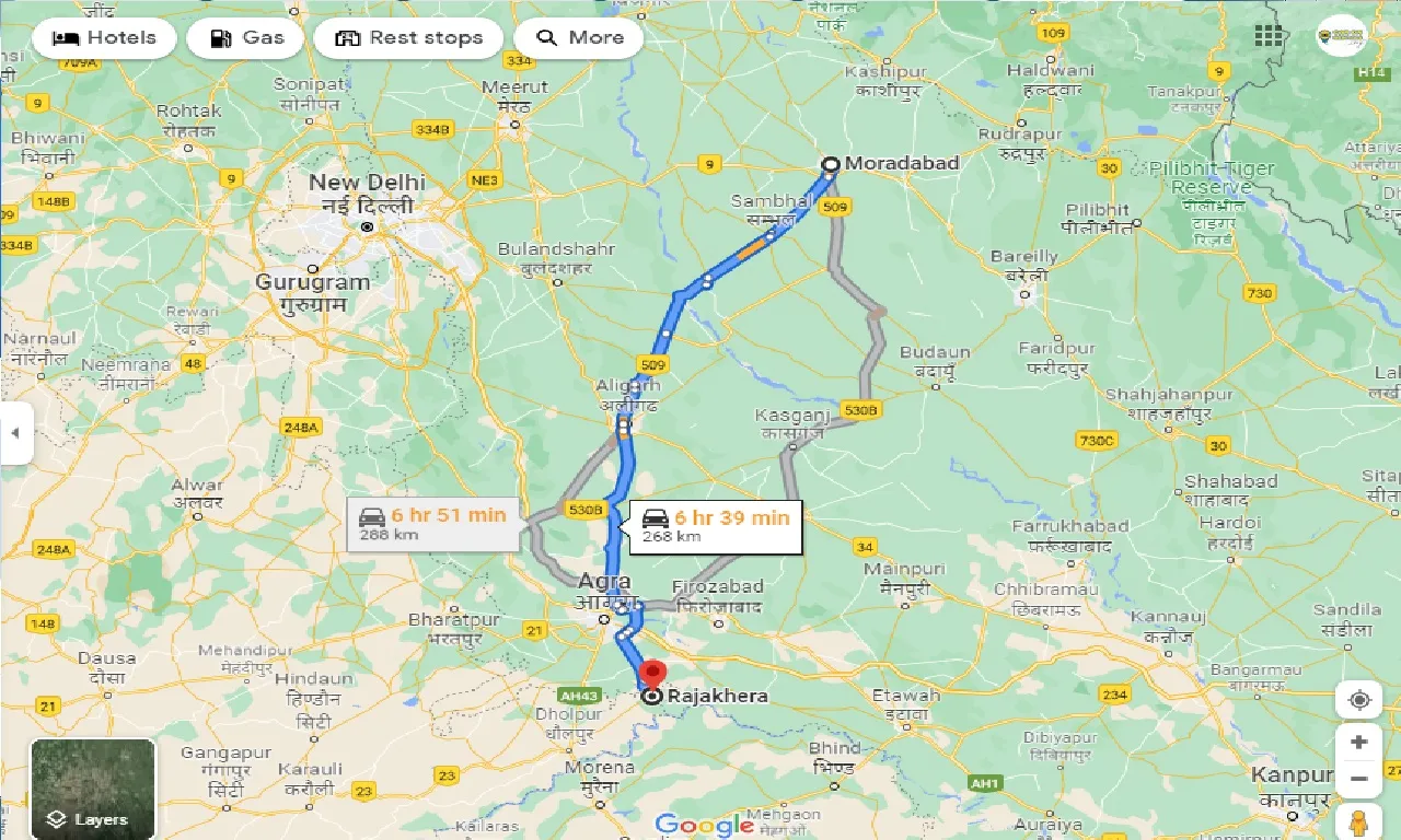 moradabad-to-rajakhera-one-way