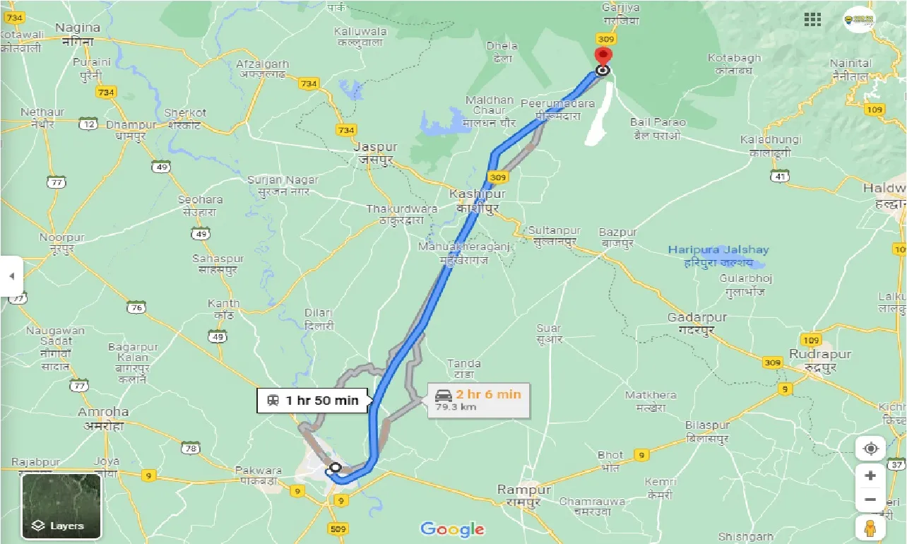moradabad-to-ramnagar-round-trip