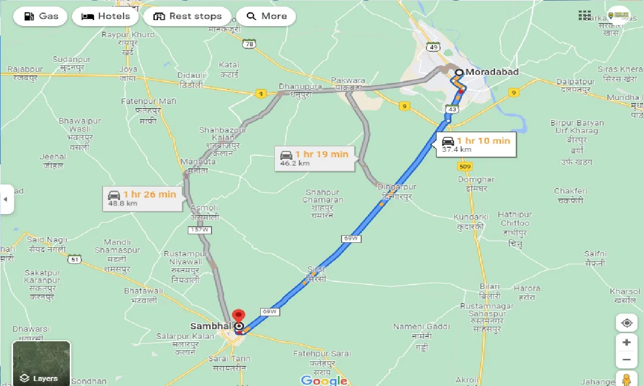 moradabad-to-sambhal-taxi