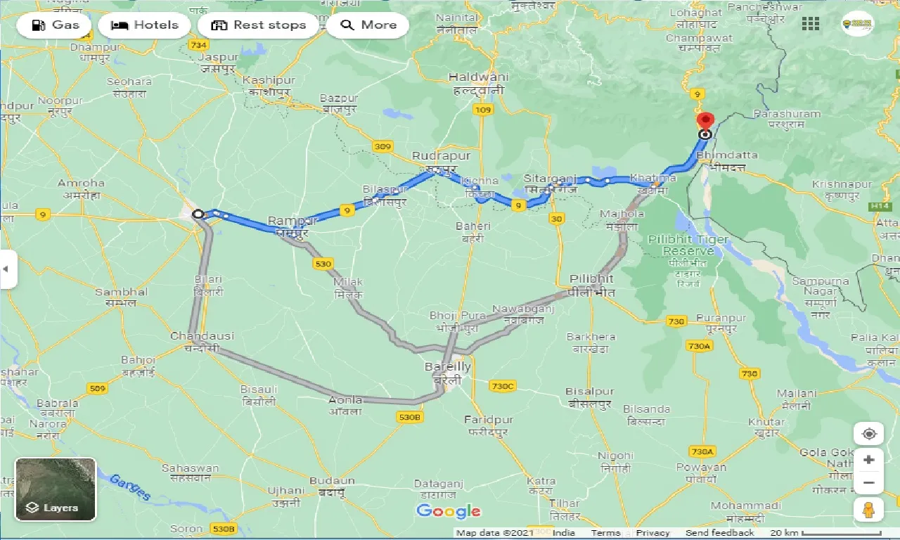 moradabad-to-tanakpur-taxi