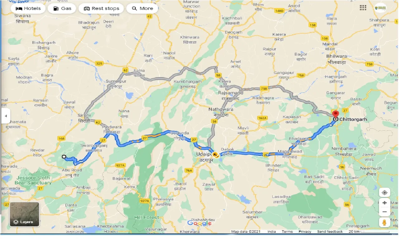 mount-abu-to-chittorgarh-one-way