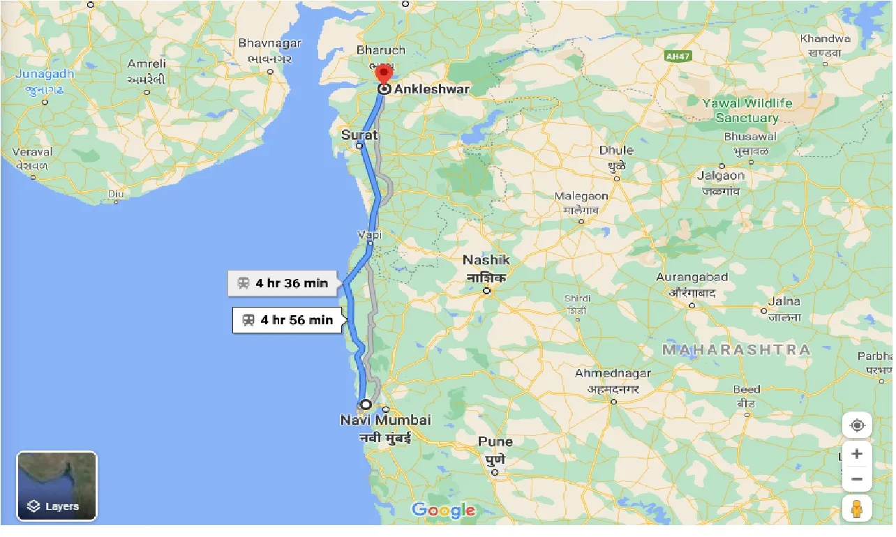 mumbai-to-ankleshwar-taxi
