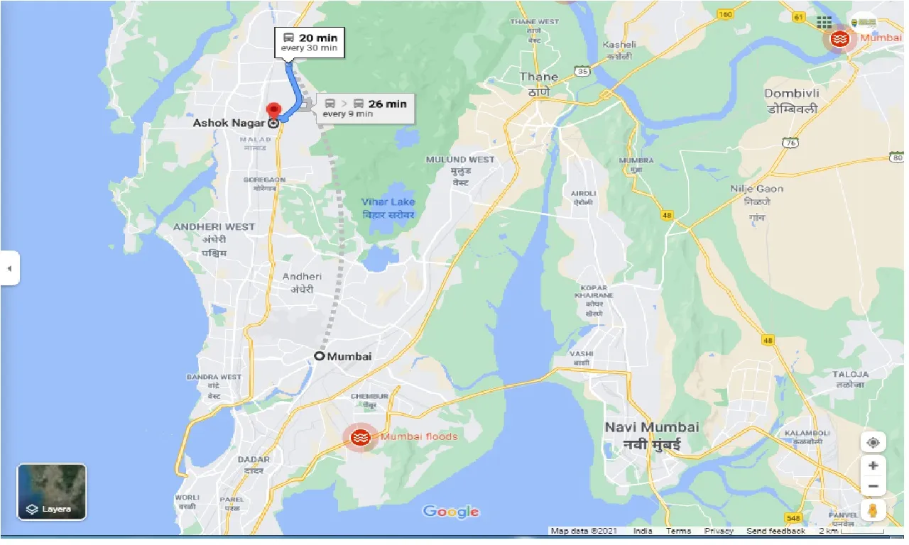 mumbai-to-ashok-nagar-round-trip