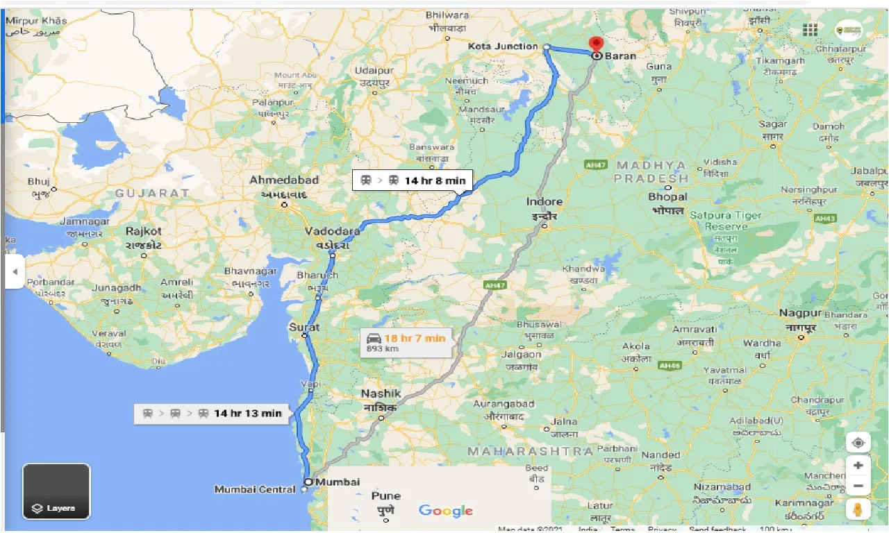 mumbai-to-baran-round-trip