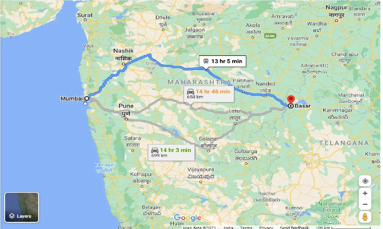 mumbai-to-basar-one-way