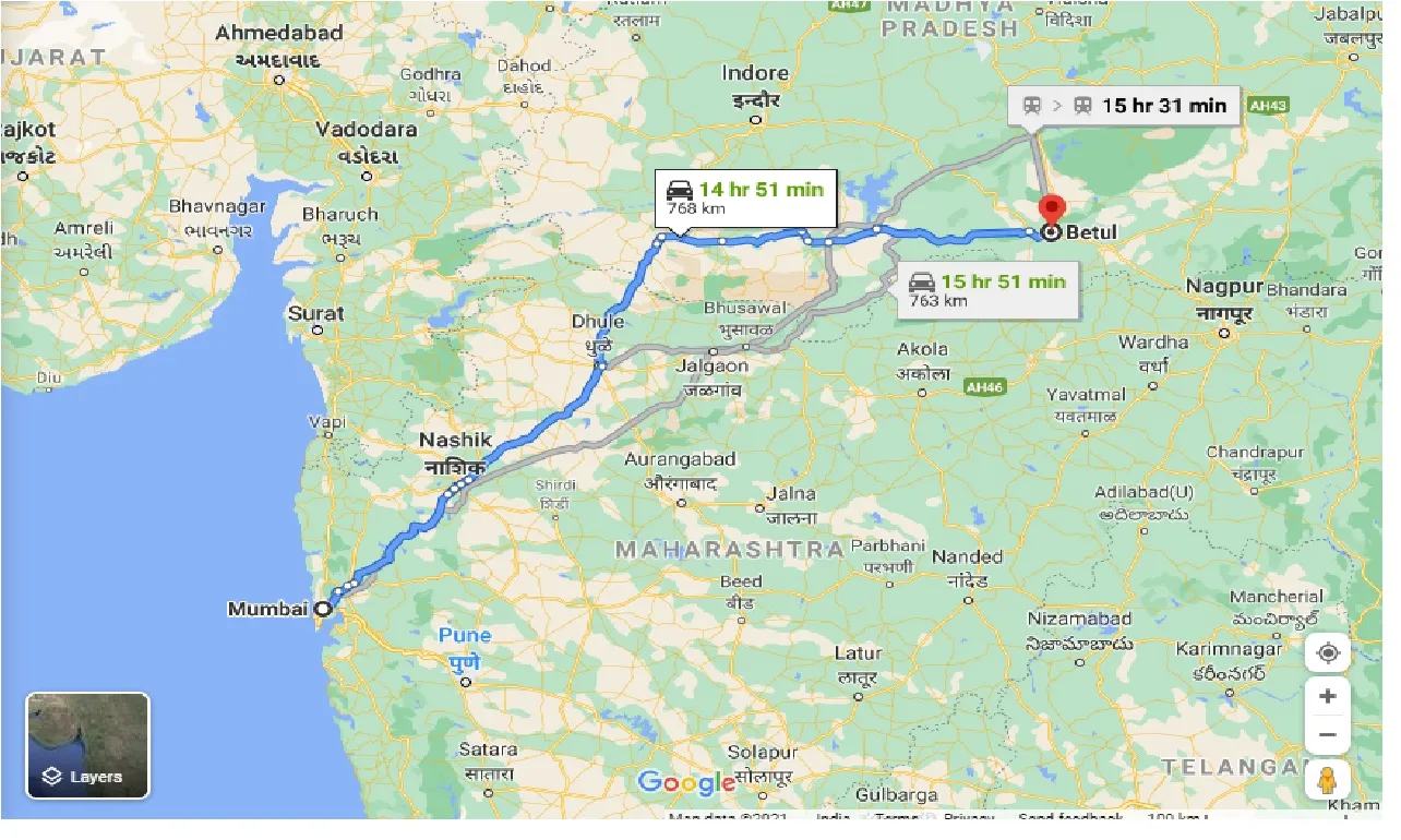 mumbai-to-betul-taxi