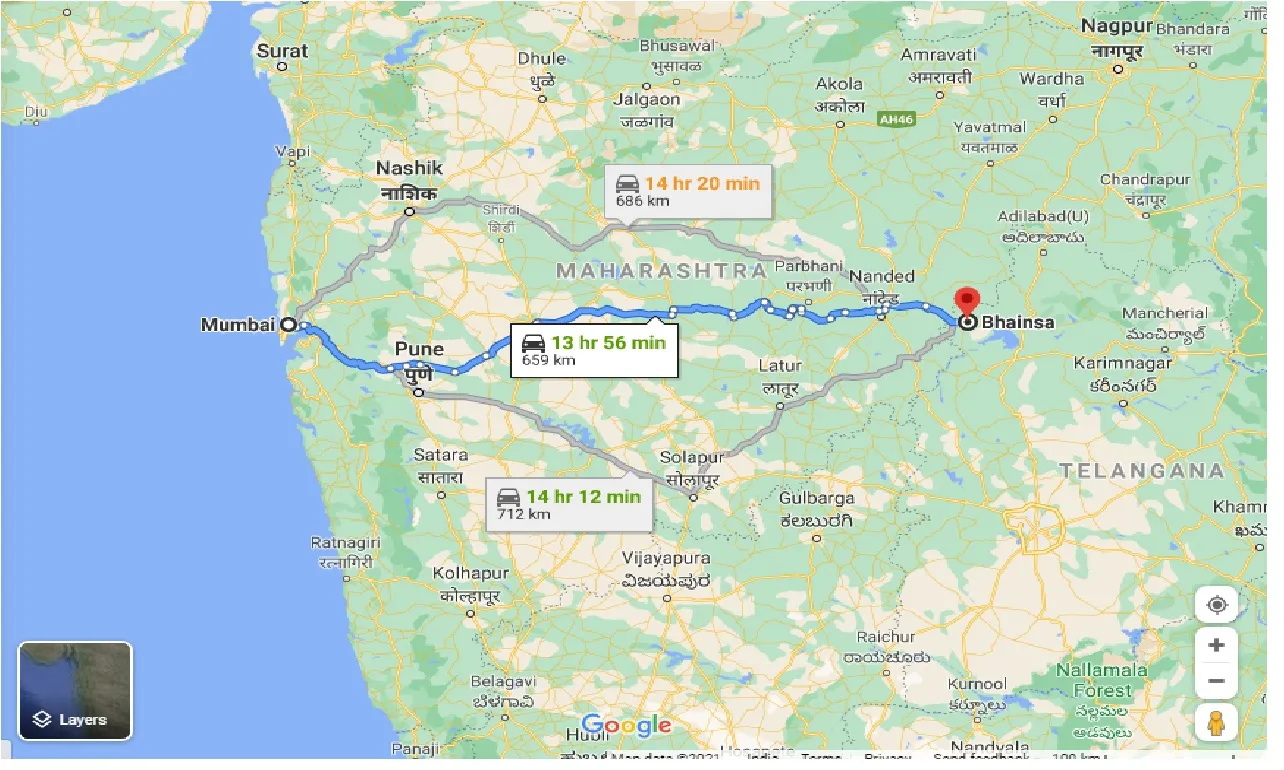 mumbai-to-bhainsa-taxi