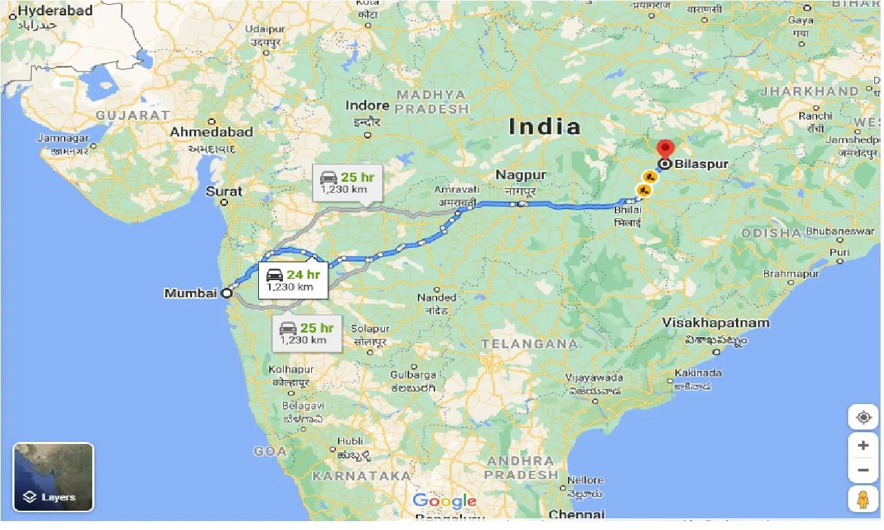 mumbai-to-bilsapur-ch-taxi