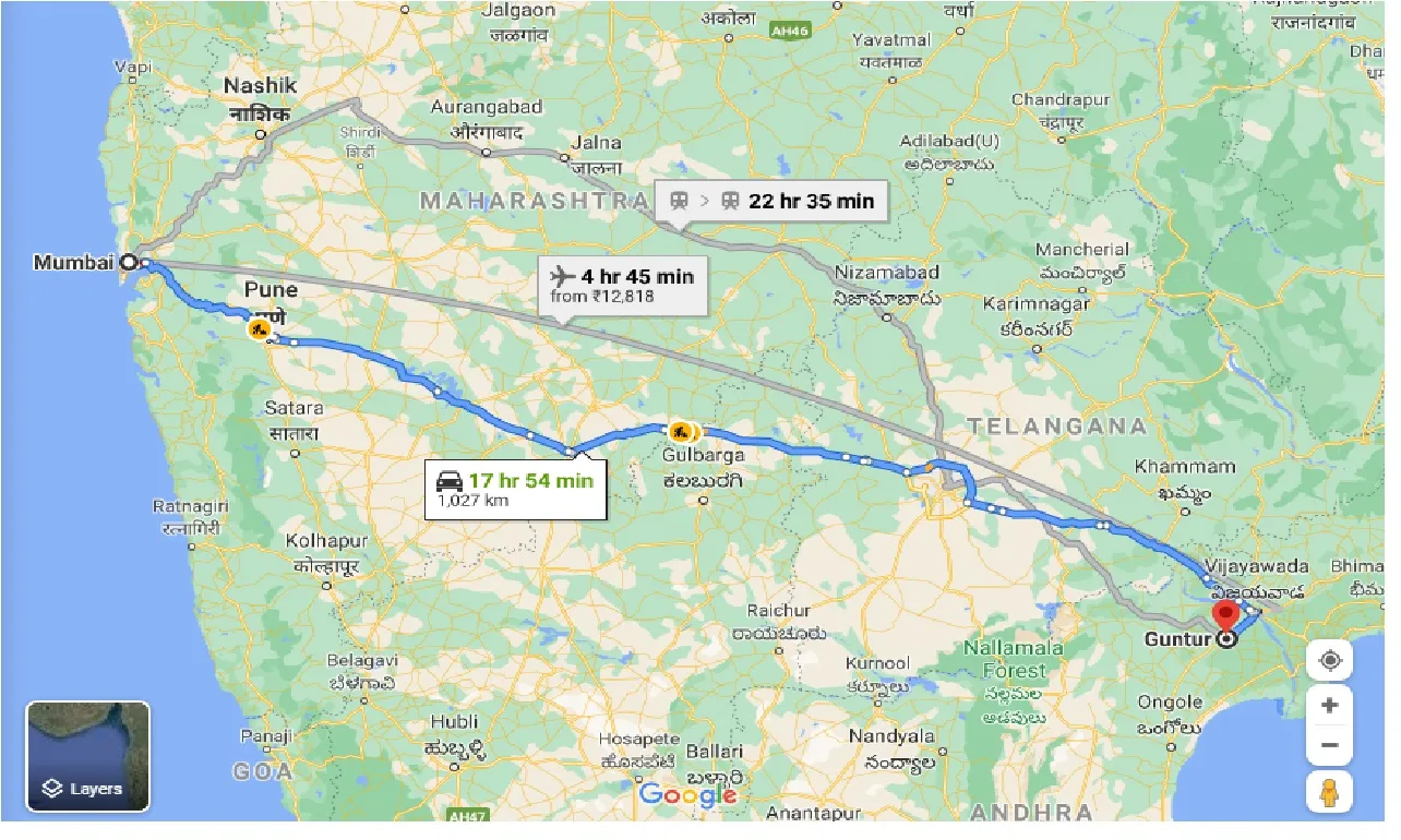 mumbai-to-guntur-taxi