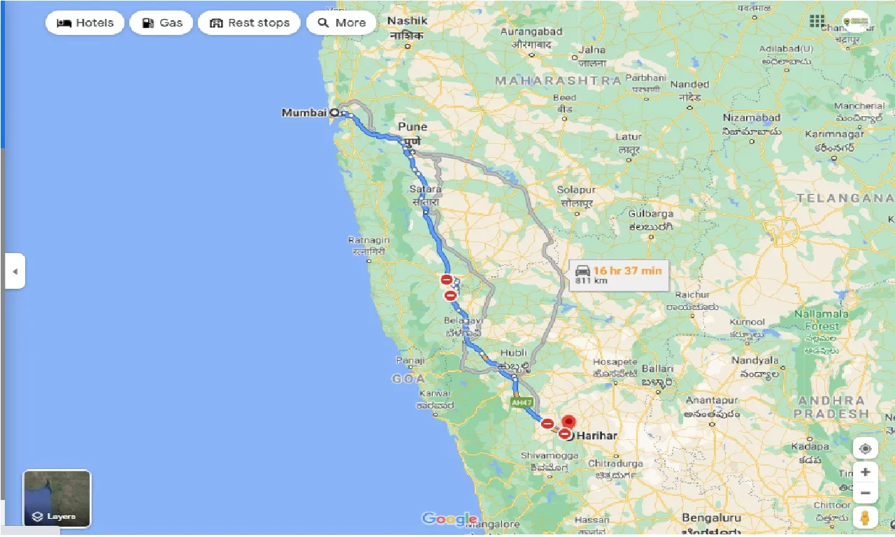 mumbai-to-harihar-one-way