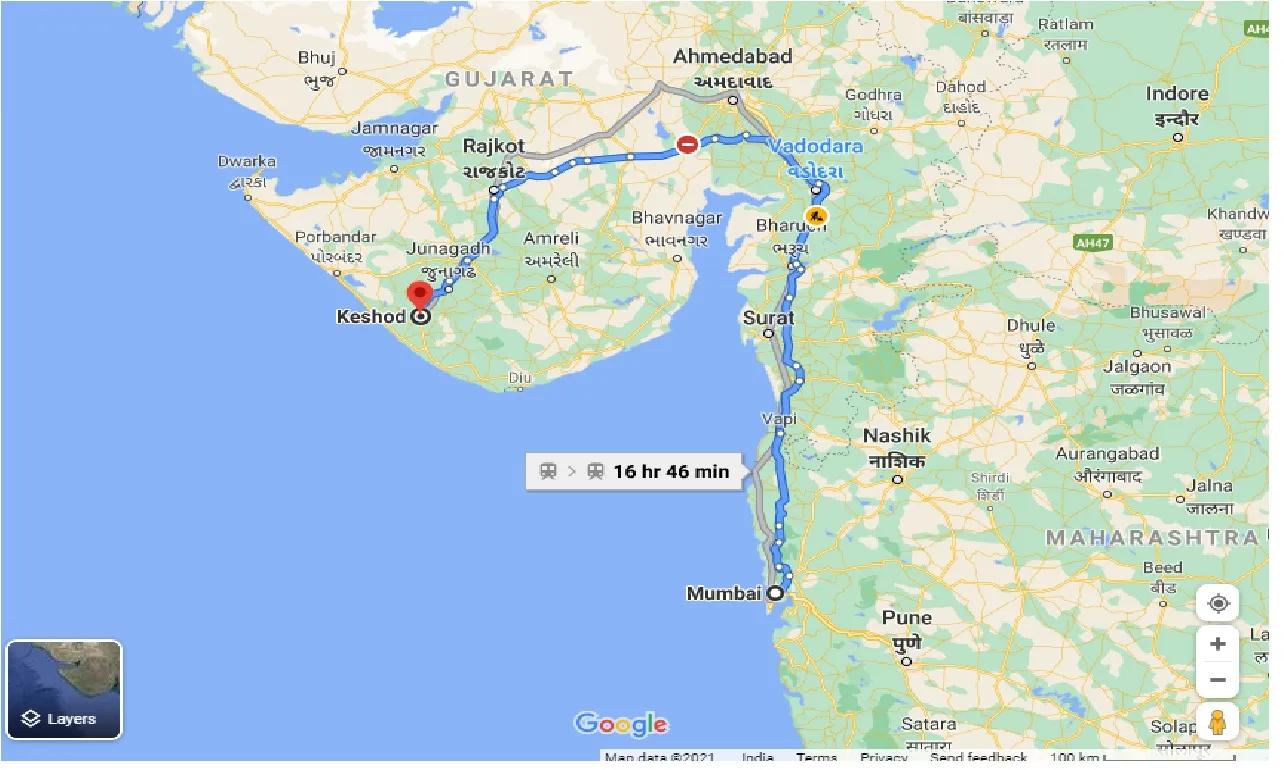 mumbai-to-keshod-one-way