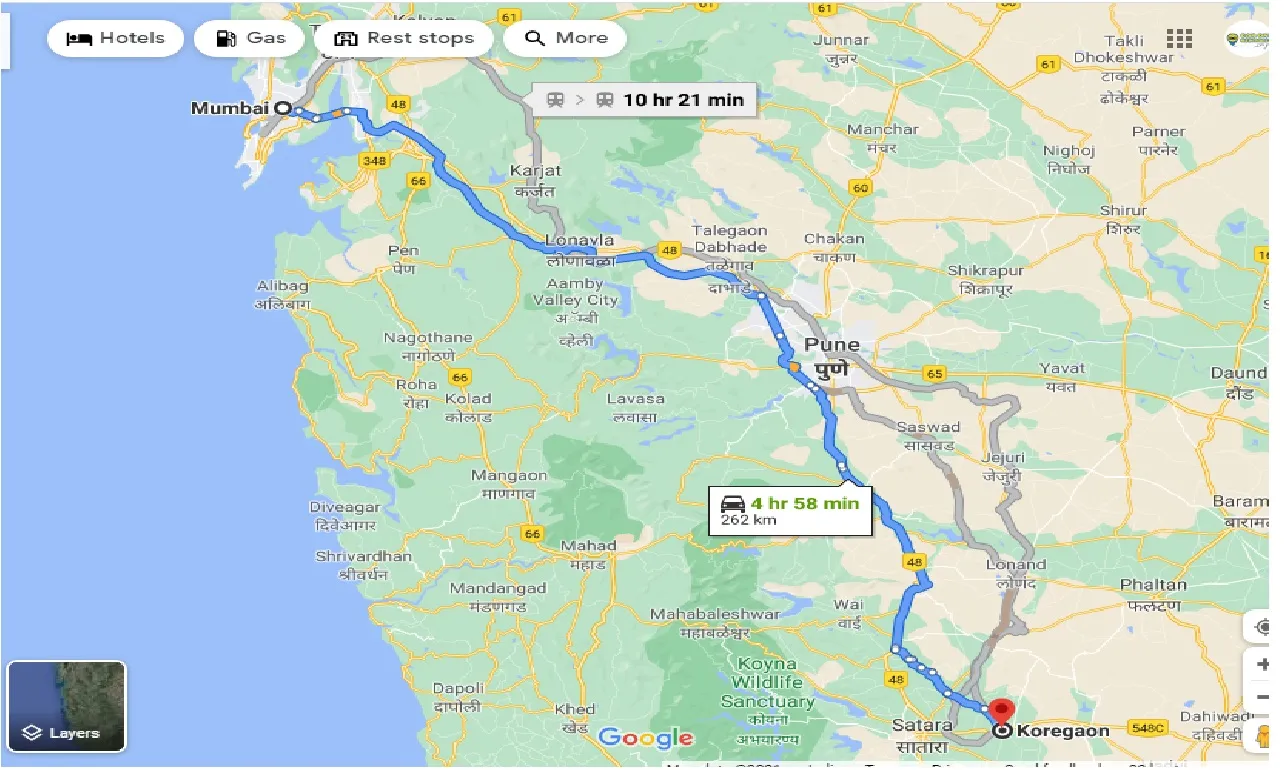 mumbai-to-koregaon-taxi