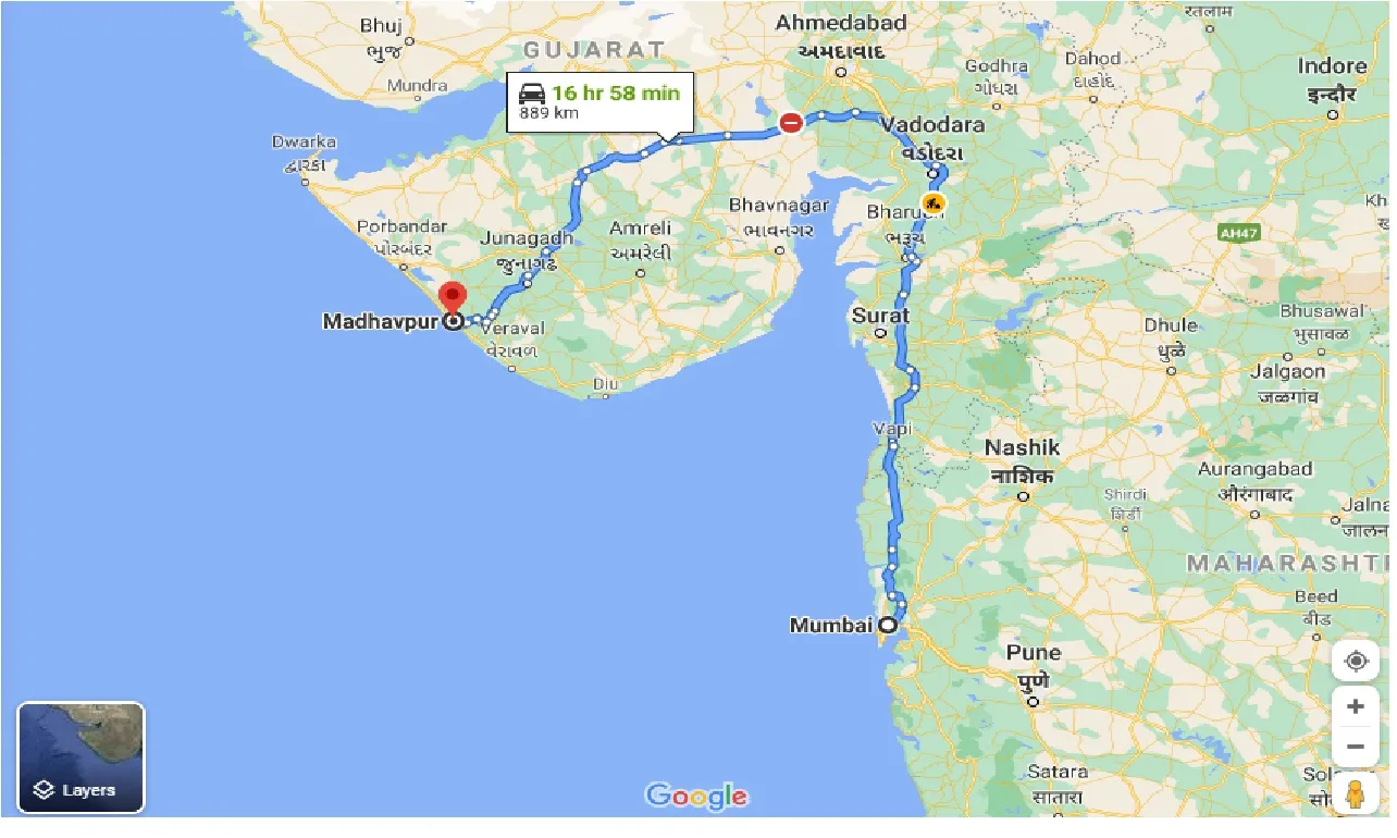 mumbai-to-madhavpur-taxi