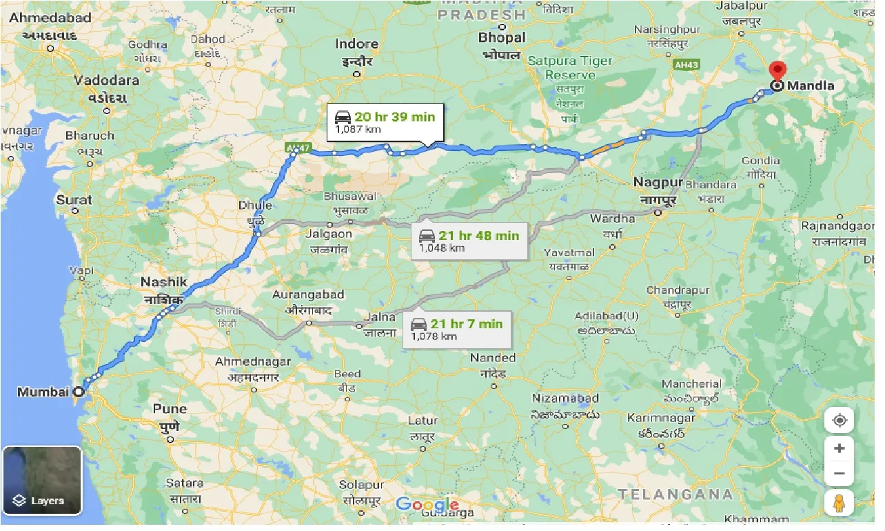mumbai-to-mandla-one-way