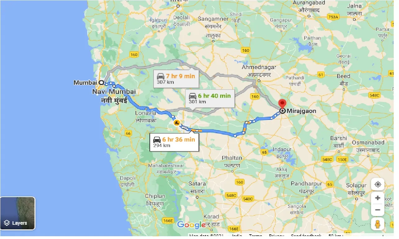 mumbai-to-mirajgaon-taxi