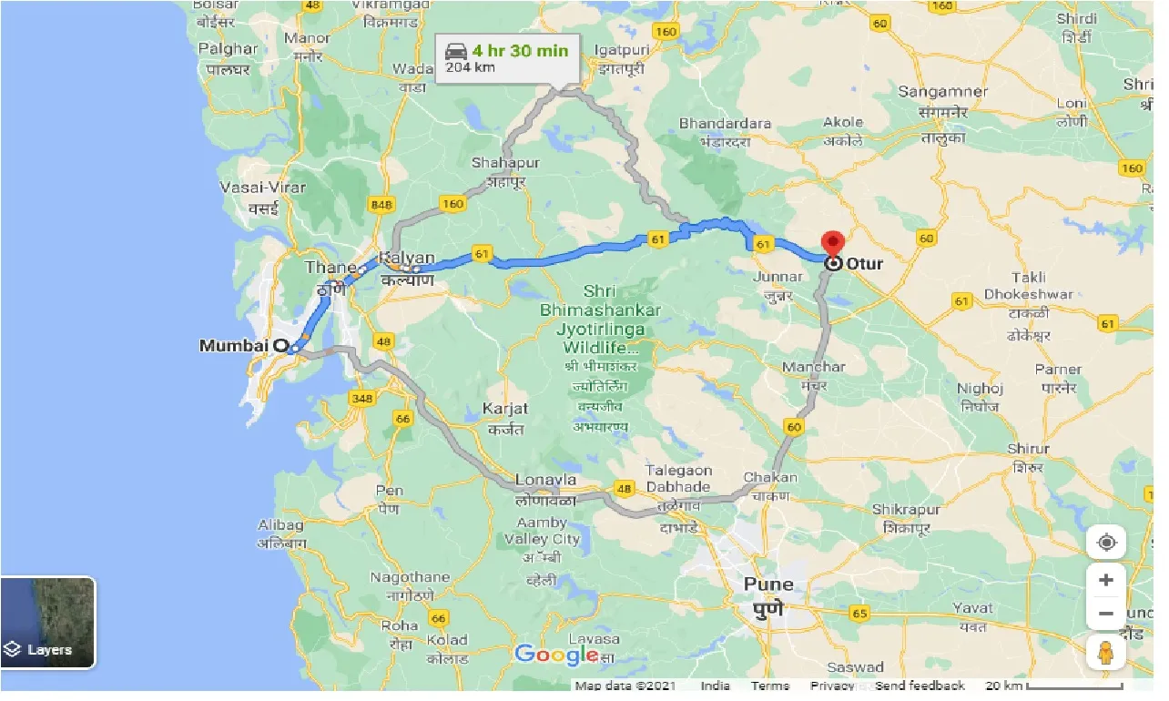 mumbai-to-otur-one-way