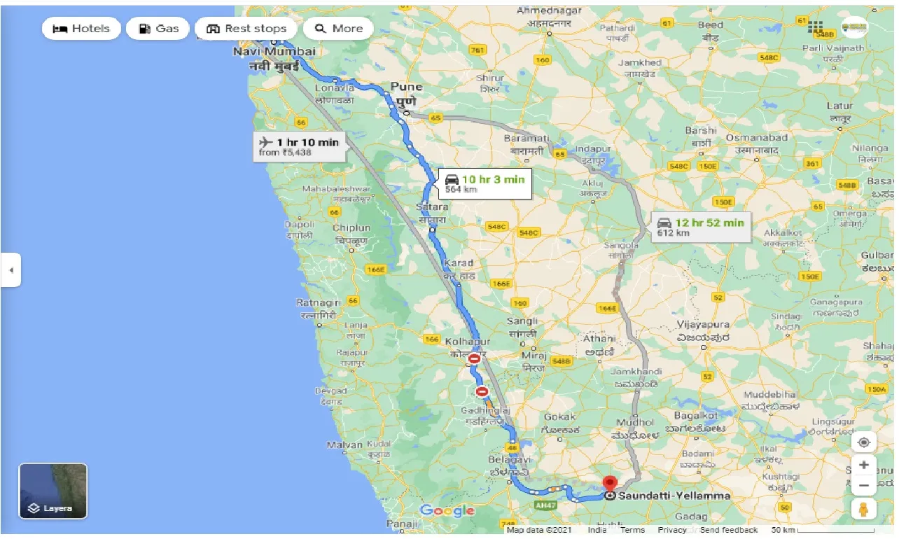 mumbai-to-saundatti-yellamma-one-way