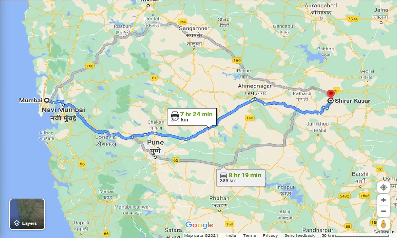 mumbai-to-shirur-kasar-one-way