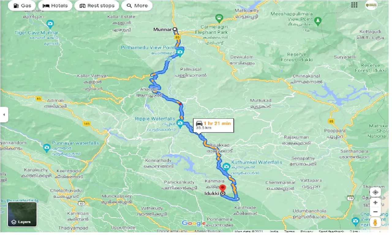 munnar-to-idukki-one-way