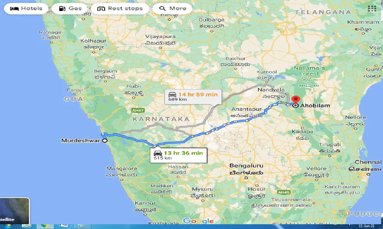 murdeshwar-to-ahobilam-one-way