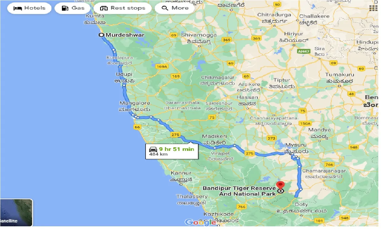 murdeshwar-to-bandipur-national-park-taxi