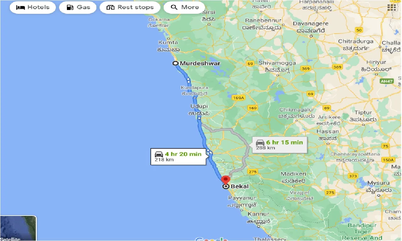 murdeshwar-to-bekal-one-way