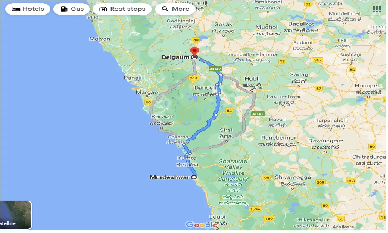 murdeshwar-to-belgaum-one-way