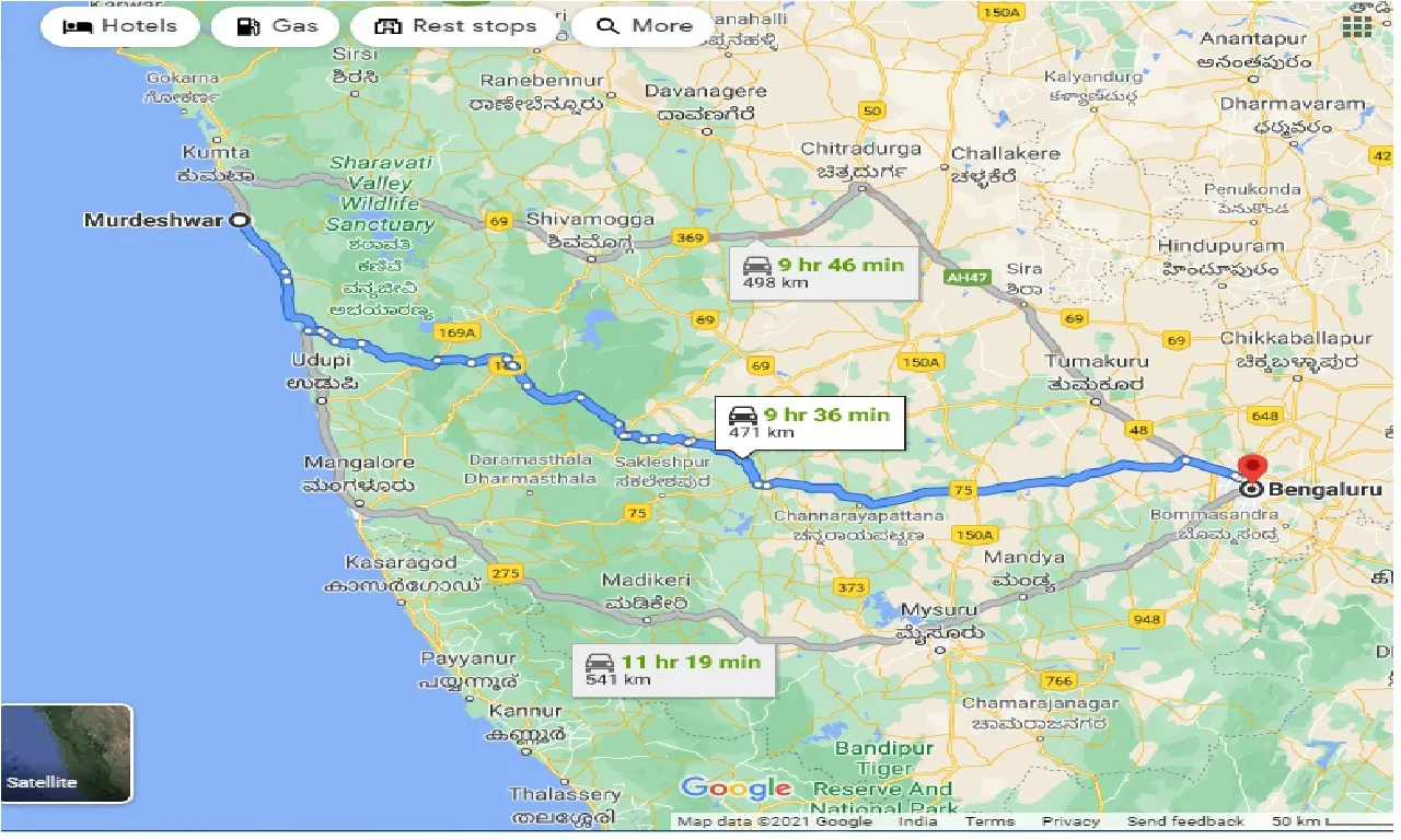 murdeshwar-to-bengaluru-one-way