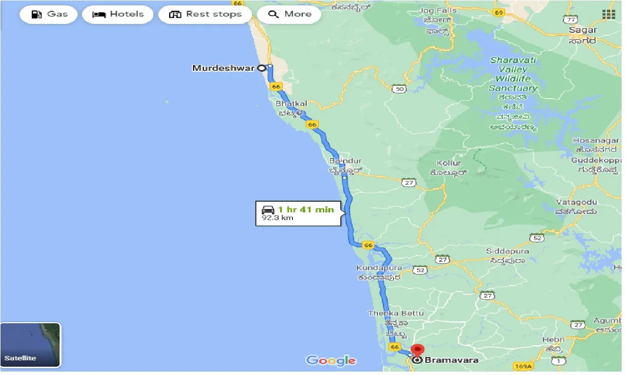 murdeshwar-to-bramavara-one-way