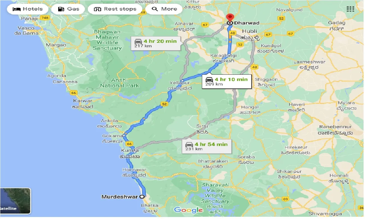 murdeshwar-to-dharwad-one-way