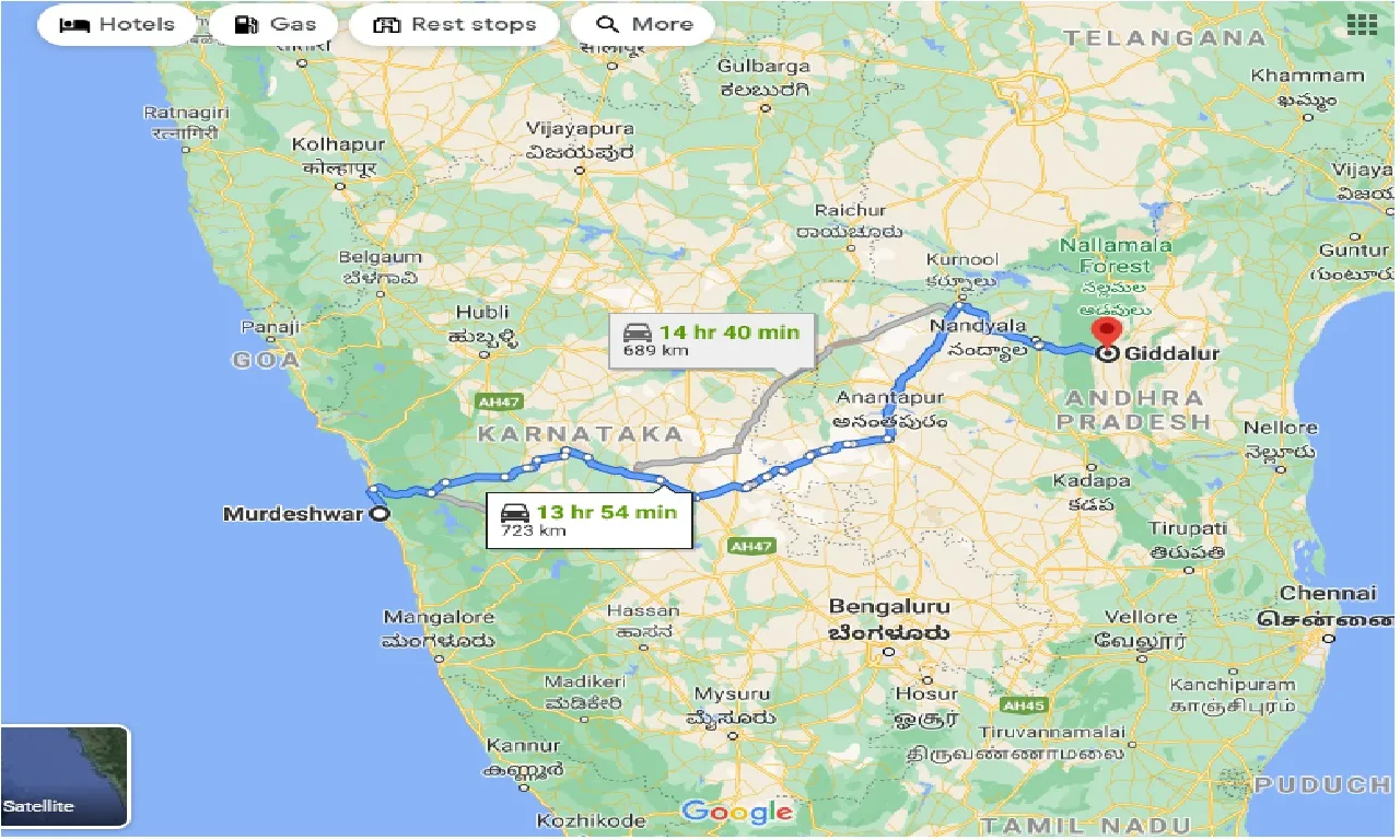 murdeshwar-to-giddalur-one-way