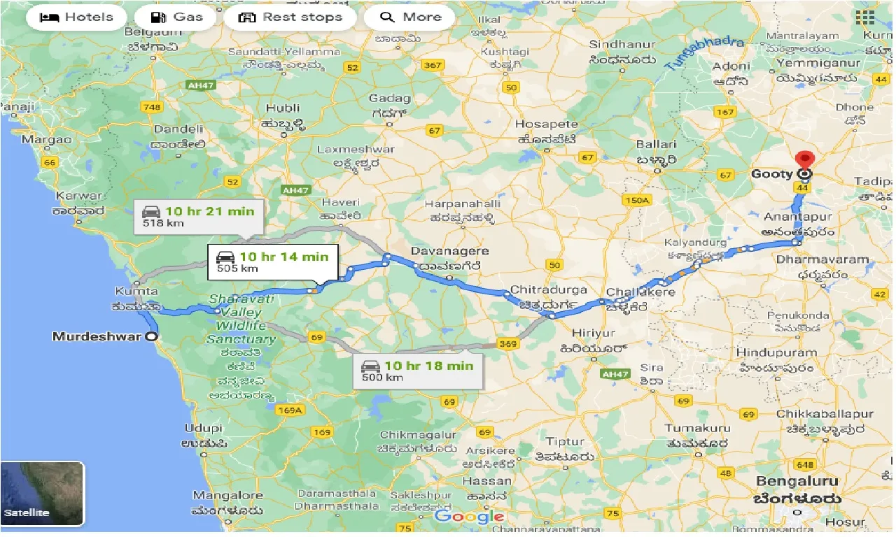 murdeshwar-to-gooty-one-way