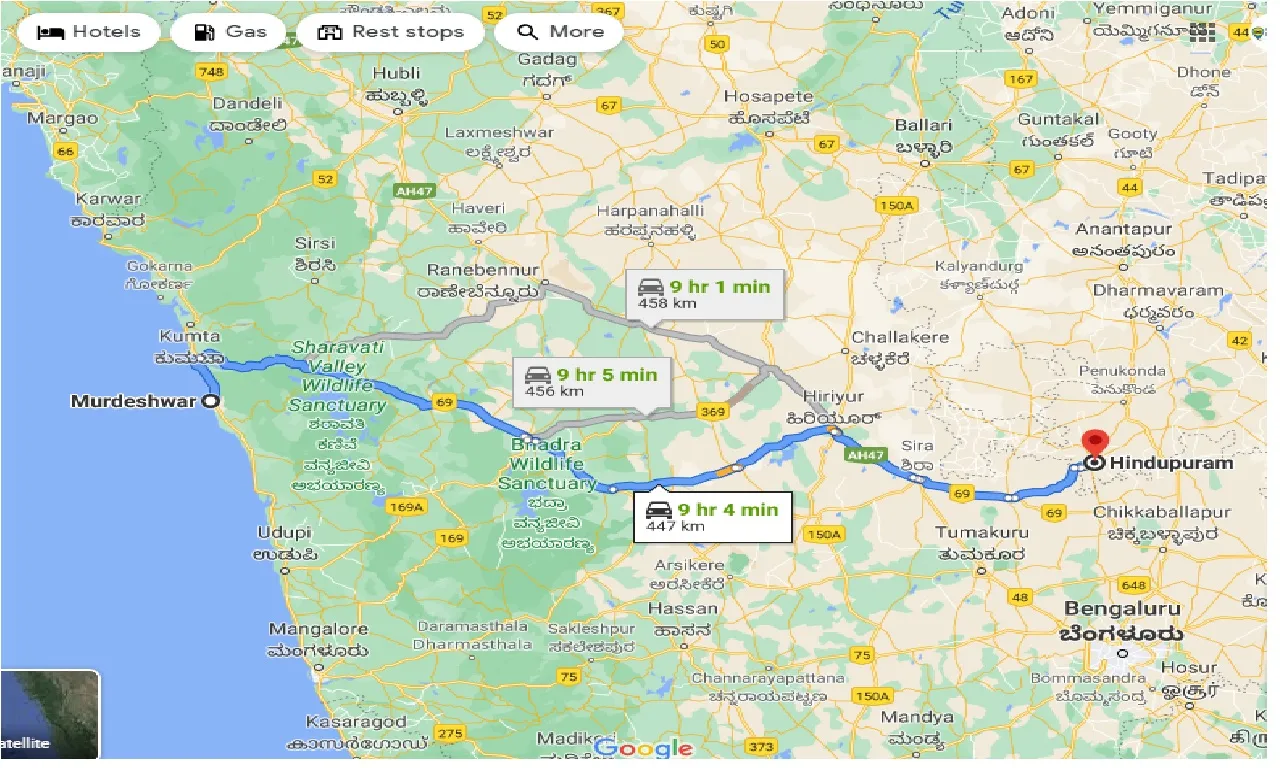 murdeshwar-to-hindupur-one-way