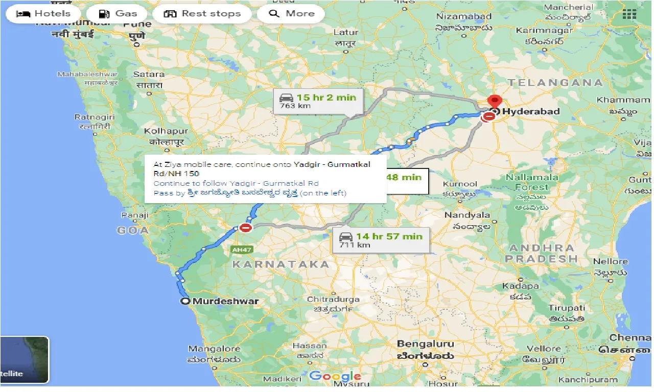 murdeshwar-to-hyderabad-one-way
