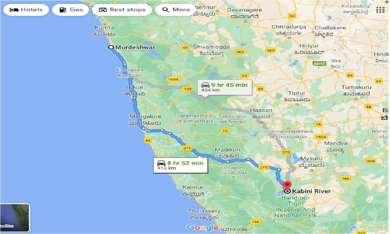 murdeshwar-to-kabini-one-way