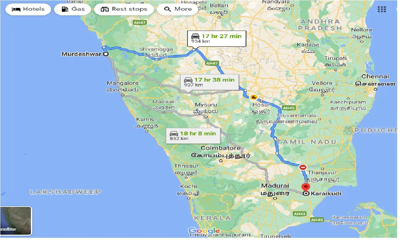 murdeshwar-to-karaikudi-one-way