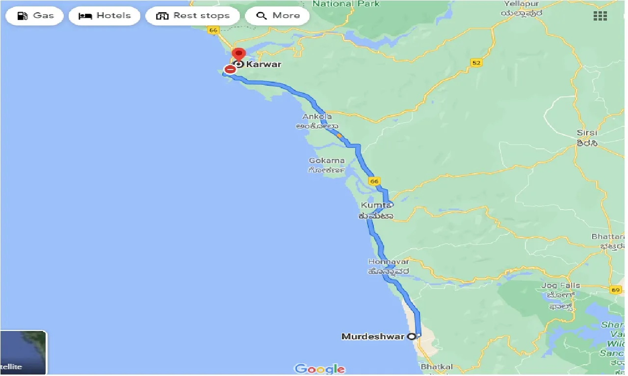 murdeshwar-to-karwar-one-way