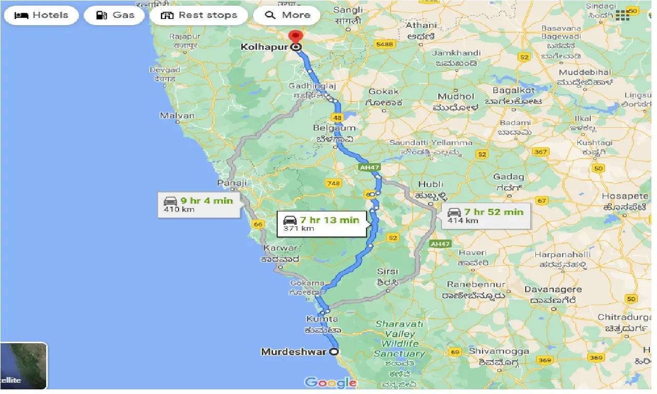 murdeshwar-to-kolhapur-taxi