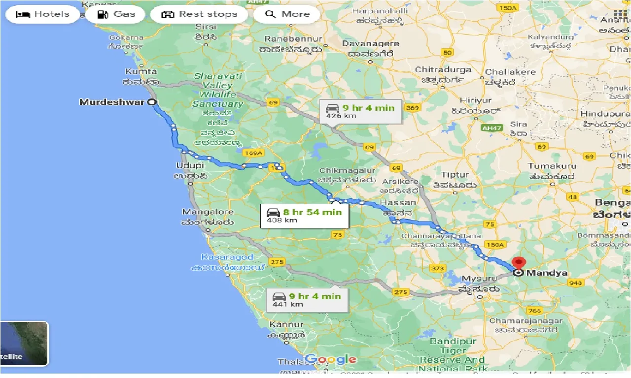 murdeshwar-to-mandya-one-way