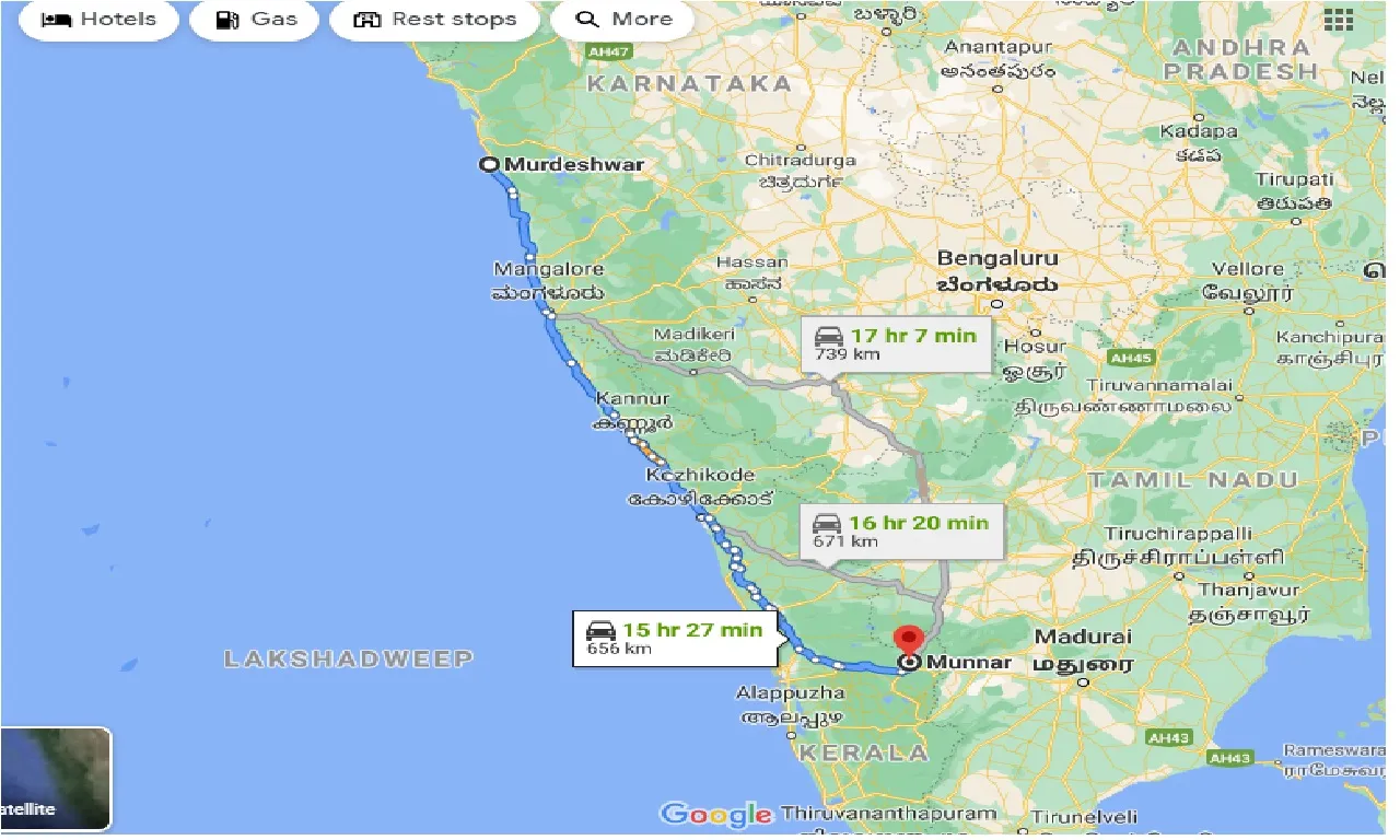 murdeshwar-to-munnar-one-way