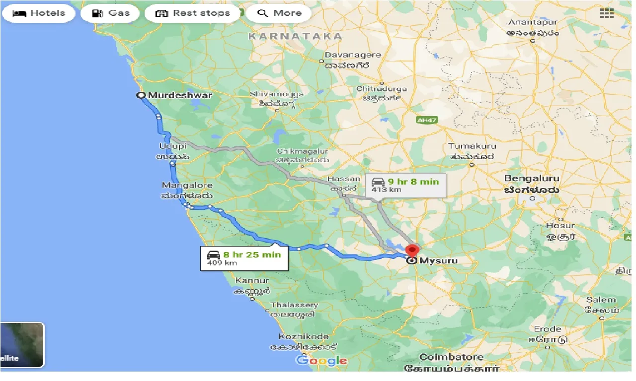 murdeshwar-to-mysore-taxi